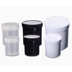 HDPE Straight-Sided Plastic Jars – 100 mL to 1000 mL – 10 pcs/set | Screw Cap | Transparent / Black / White