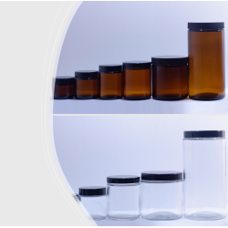 Glass Soil Sampling Jars (10 Set) – 60 ml to 1000 ml, High Chemical Durability